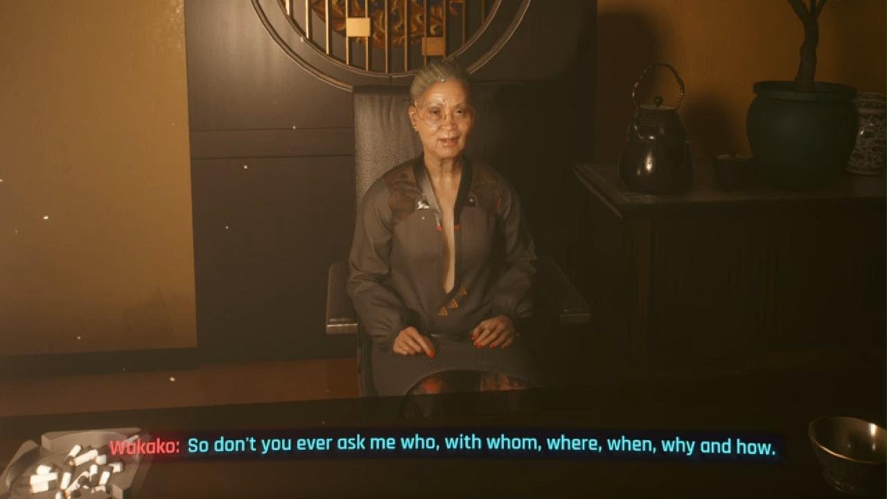 Cyberpunk 2077 Hidden Dialogue You Probably Missed With Wakako   Cyberpunk 2077 Hidden Dialogue You Probably Missed With Wakako 