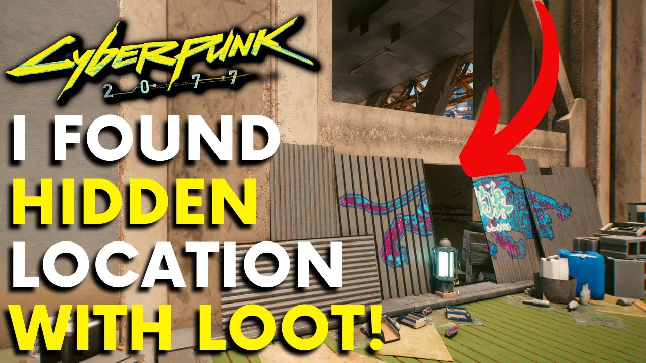 Cyberpunk 2077 - I Found Hidden Location with Loot!! (Secret Location