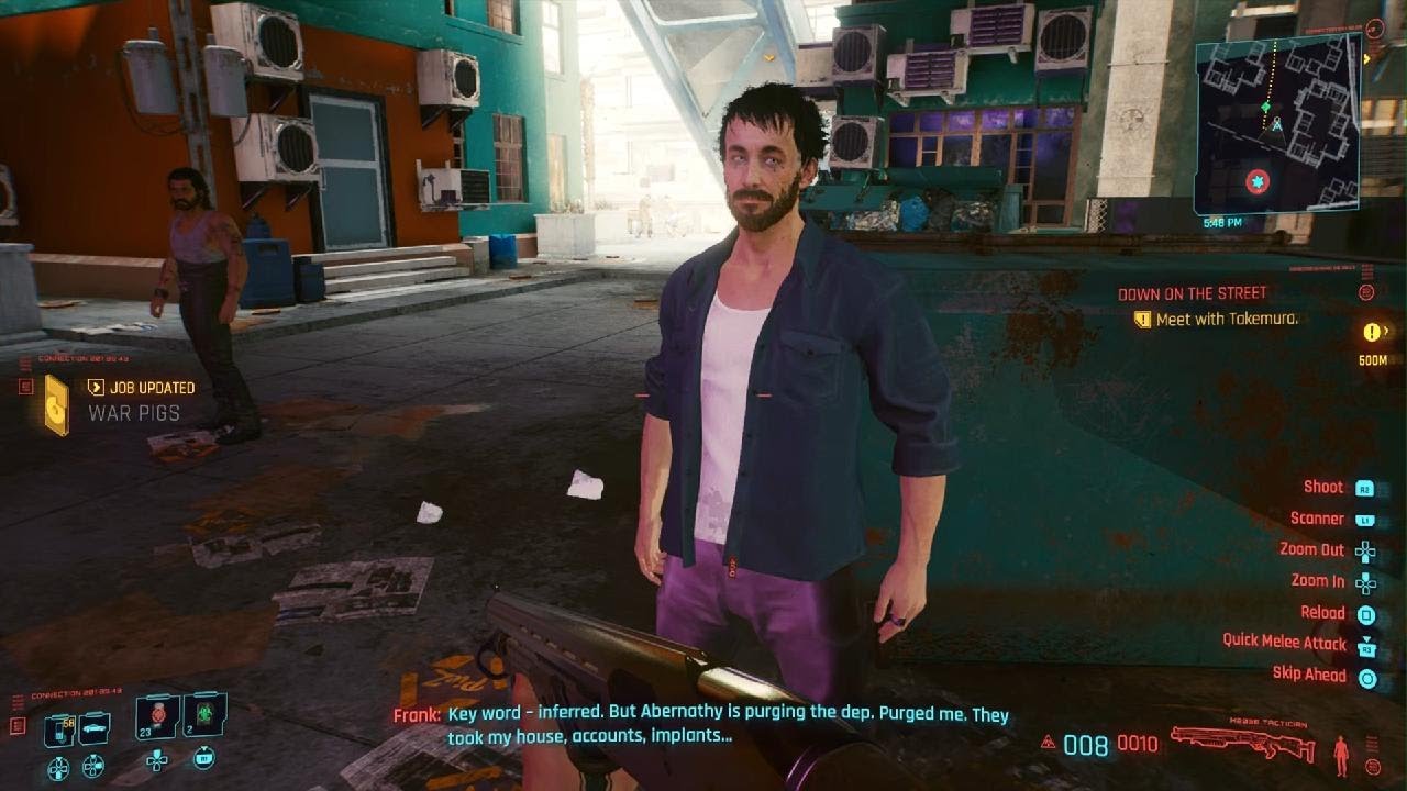 Cyberpunk 2077 What Happens When You Stealth Kill Frank Cyberpunk