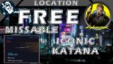 Free Missable Iconic Satori Katana in Cyberpunk 2077 Weapon Locations #2 – Prologue