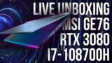 MSI GE76 LIVE Unboxing & Overview – Cyberpunk 2077, Cinebench R20 and Timespy! RTX 3080 (150W)