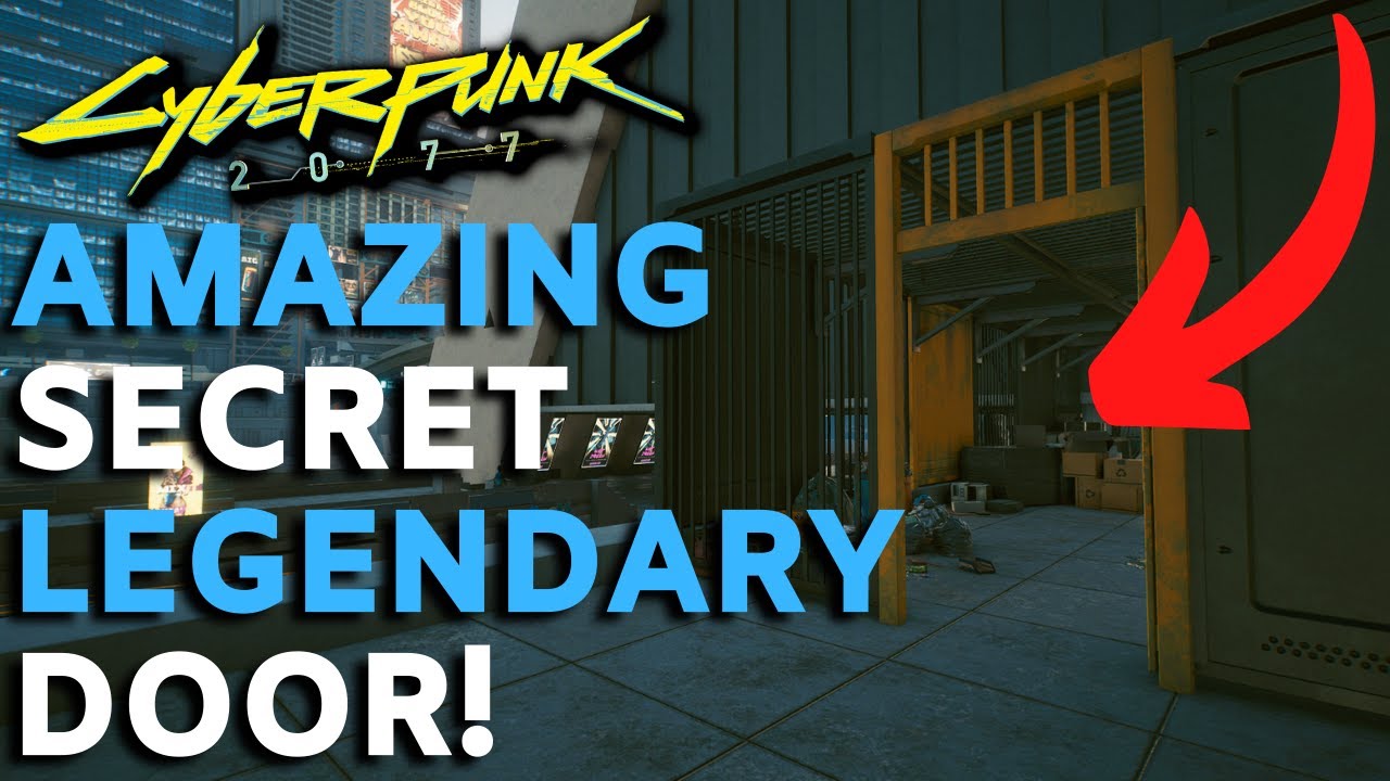 Cyberpunk 2077 Amazing SECRET Door with Legendary LOOT! Armors
