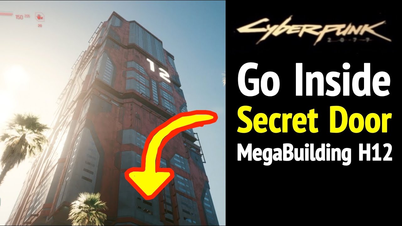 Cyberpunk 2077 Secret Door in Megabuilding H12 Cyberpunk 2077 videos