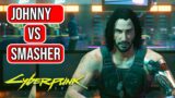 CYBERPUNK 2077 – Johnny Silverhand (Keanu Reeves) vs The Smasher – History of Johnny silverhand