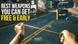 Cyberpunk 2077 Best Weapons You Can Get For FREE & EARLY (Cyberpunk 2077 Weapons)