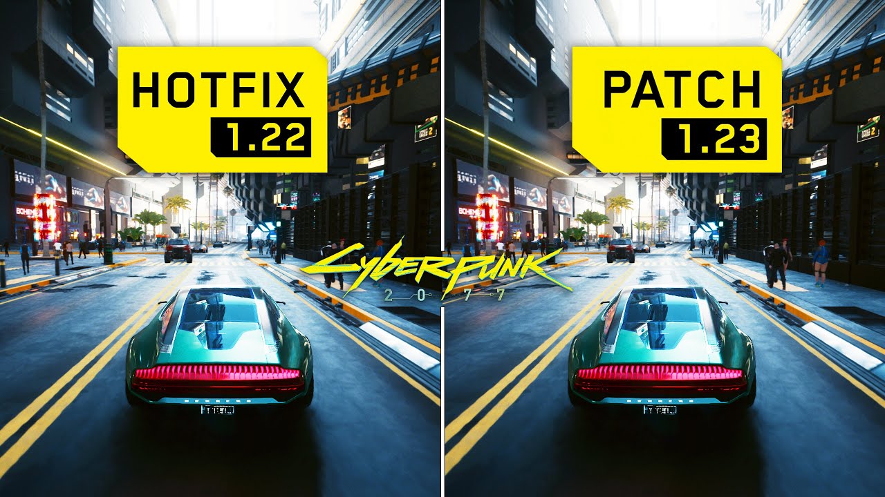 Cyberpunk 2077   Patch 123 Vs 122   FPS Comparison   Cyberpunk 2077