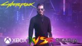 Cyberpunk 2077 – Xbox Series X vs Stadia Load Times Comparison