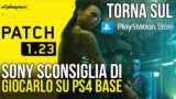 Cyberpunk 2077 torna su PS Store, ma Sony sconsiglia di giocarlo su PS4 Base (Patch 1.23)