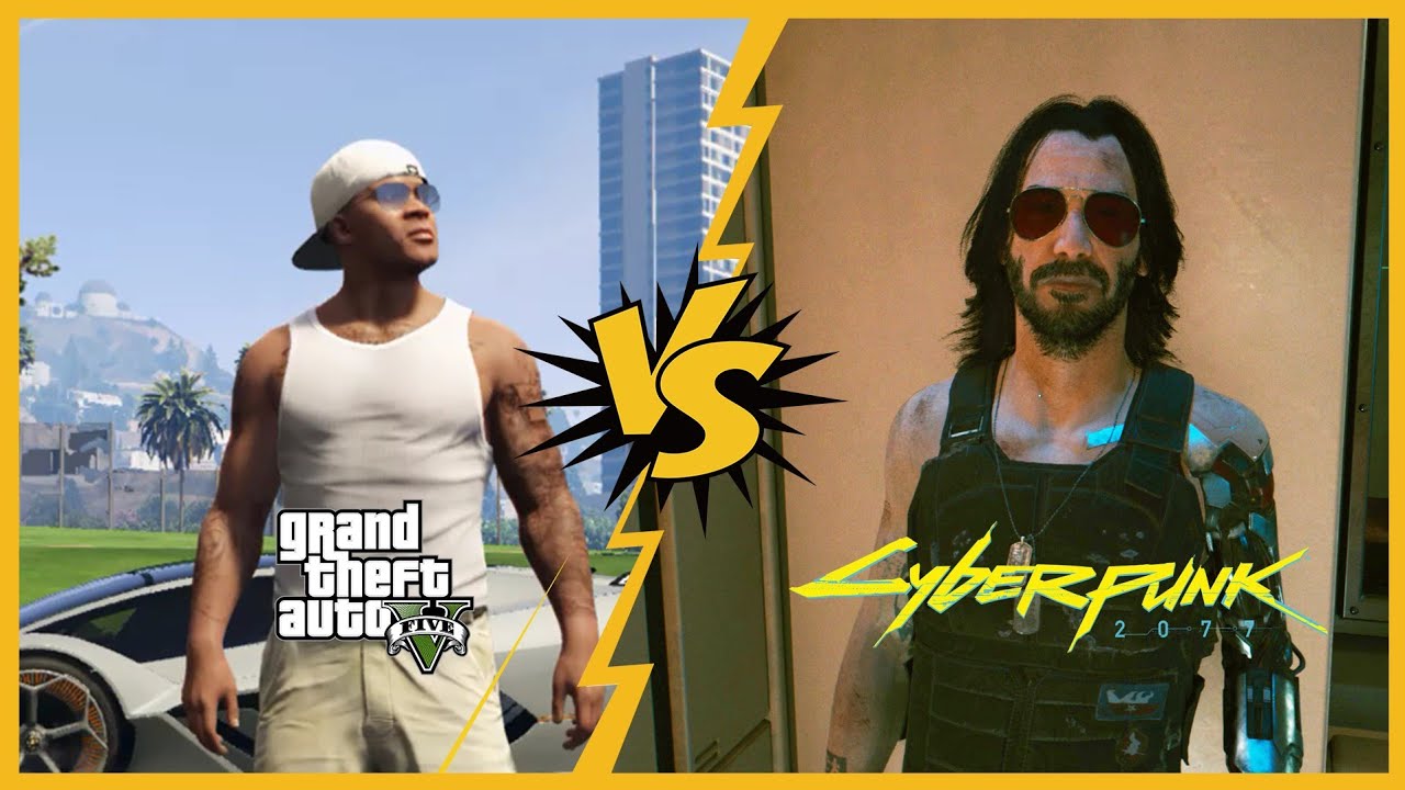 Gta V Vs Cyberpunk 2077 Comparison Of Details Which Is Best Cyberpunk 2077 Videos 4399