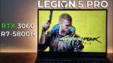Lenovo Legion 5 PRO // CYBERPUNK 2077 // RTX 3060+5800H //1200p & 1600p // DLSS