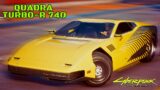 Quadra Turbo-R 740 Review | Cyberpunk 2077 | Amazing Sport Car | NEW!