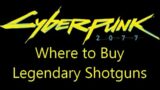 Where to buy legendary shotguns in Cyberpunk 2077