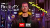 Cyberpunk 2077 | FidelityFX Super Resolution on Linux | RX 6700XT | FSR