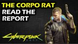 The Corpo Rat: Read The Report on Your Personal Terminal | Cyberpunk 2077 Walkthrough