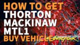 Buy Vehicle Thorton Mackinaw MTL1 Cyberpunk 2077 Truck