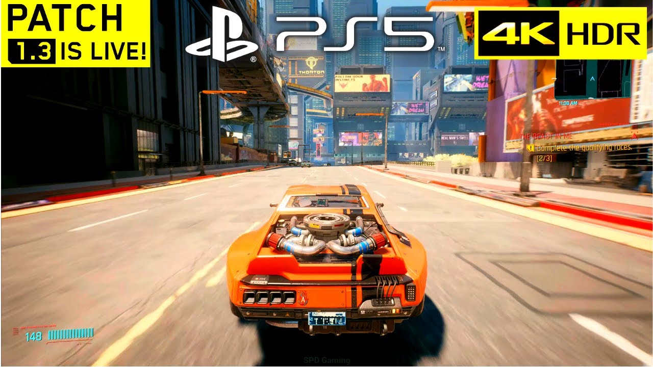 CYBERPUNK 2077 DLC ARCHER QUARTZ BANDIT PS5 GAMEPLAY (PATCH 1.3 UPDATE