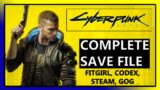 Cyberpunk 2077 Complete Save File (Steam, Codex, FitGirl, GOG)