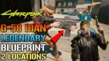 Cyberpunk 2077: How To Get The G-58 Dian Legendary SMG! 2 Different Locations (Legendary Guide)