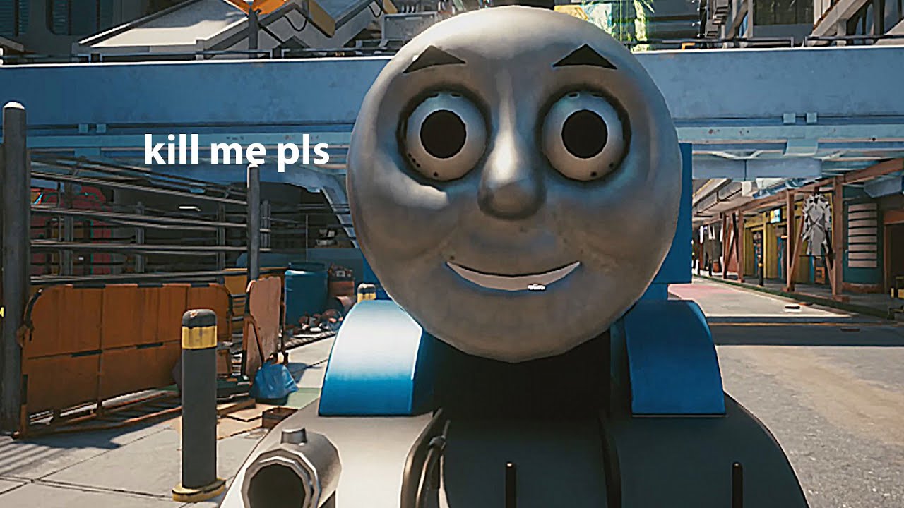 Cyberpunk 2077 Mods - Thomas The Tank Engine Vehicle Showcase