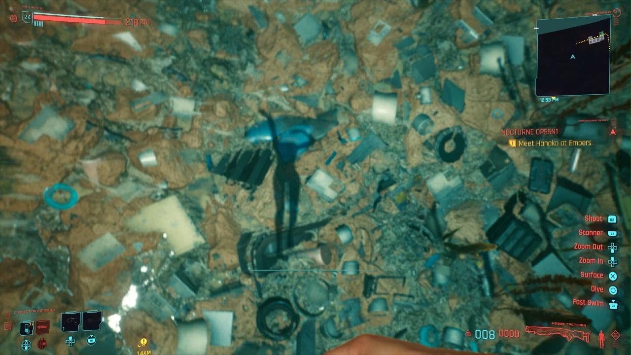 Cyberpunk 2077 Never noticed how odd the swimming animation looks patch 1.3 Cyberpunk 2077 videos