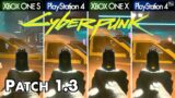 Cyberpunk 2077 [Patch 1.3] – Xbox One S|X & PlayStation 4/Pro – Comparison & FPS