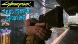 Cyberpunk 2077 Third Person Shooting Gameplay