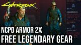 Free Legendary NCPD Gear – Armor (NCPD Outer Torso Location) – Cyberpunk 2077