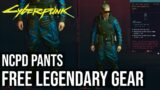 Free Legendary NCPD Gear – Pants (NCPD Legs Location) – Cyberpunk 2077