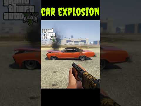 GTA 5 VS CYBERPUNK 2077 - car explosion comparison #shorts #gta5 # ...