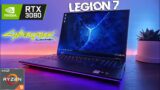 Lenovo Legion 7 | RTX 3080 (165w TDP) + 5900hx |  Cyberpunk 2077 | 1200p & 1600p RTX ON