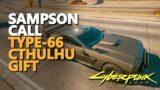 Type-66 CTHULHU Sampson Call Cyberpunk 2077 Car Gift