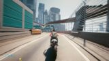cyberpunk 2077 motorbike gameplay