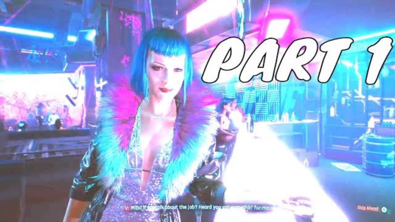 cyberpunk 2077 gameplay walkthrough part 1