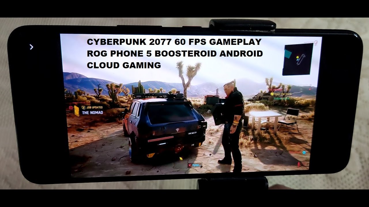 Cyberpunk 2077 Android 60 FPS Gameplay Rog Phone 5 Boosteroid Cloud ...