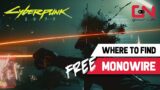 Cyberpunk 2077 Free MONOWIRE Location – Legendary Weapons Guide