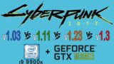 Cyberpunk 2077 PC version 1.03 vs 1.11 vs 1.23 vs 1.3 (patch 1.03 vs 1.11 vs 1.23 vs 1.3)