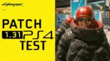 Cyberpunk 2077 PS4 Patch 1.31 Frame Rate Test