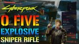 Cyberpunk 2077: This Sniper Has EXPLOSIVE TIPS! | How To Get The "0 Five" Iconic Sniper Rifle