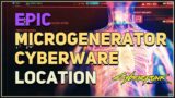 Epic Microgenerator Location Cyberpunk 2077