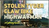 Find the stolen Tyger Claw Bike Cyberpunk 2077 Highwayman
