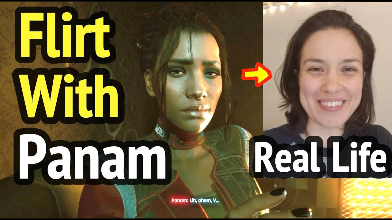 Real Life Panam And Flirting With Her In Cyberpunk 2077 Emily Woo   Real Life Panam And Flirting With Her In Cyberpunk 2077 