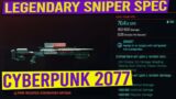ASHURA Legendary Sniper Crafting Spec Location – CYBERPUNK 2077