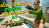 Cyberpunk 2077  – All Iconic Power Weapons! #1 (Locations & Guide)