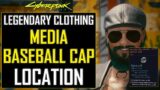 Cyberpunk 2077 Legendary Clothing Location: Black Leather Media Baseball Cap (Head Armor)