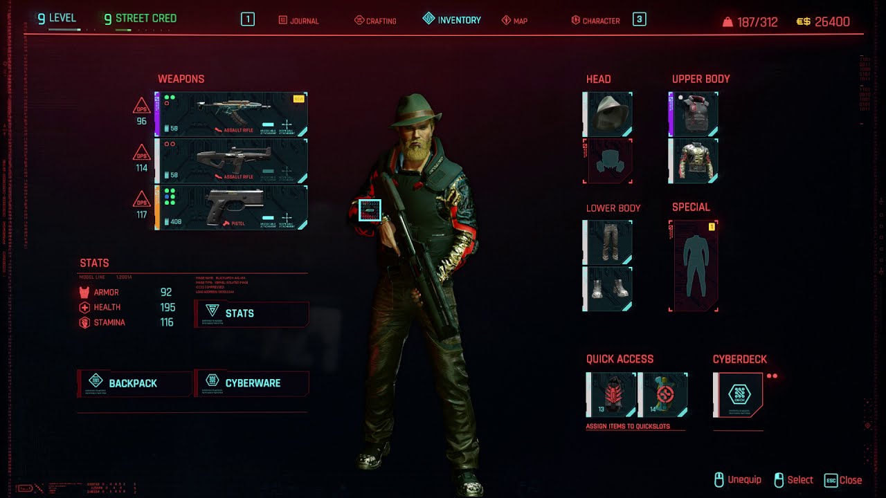 How to disassemble items and weapons Cyberpunk 2077 (For crafting materials) Cyberpunk 2077 videos