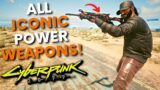 Cyberpunk 2077  – All Iconic Power Weapons! #2 (Locations & Guide)