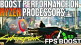 Cyberpunk 2077 BOOST FPS/ Performance on AMD Ryzen CPUs Enable & Fix SMT Scheduling with Benchmarks