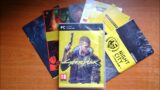 Cyberpunk 2077 PC code box unboxing (Map, world compendium, Music CDs and more)