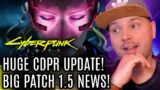 Cyberpunk 2077 Receives HUGE UPDATE From CD Projekt RED. Patch 1.5 and More!