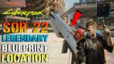 Cyberpunk 2077: SOR 22 Legendary | Power Precision Rifle Blueprint (Location & Guide)